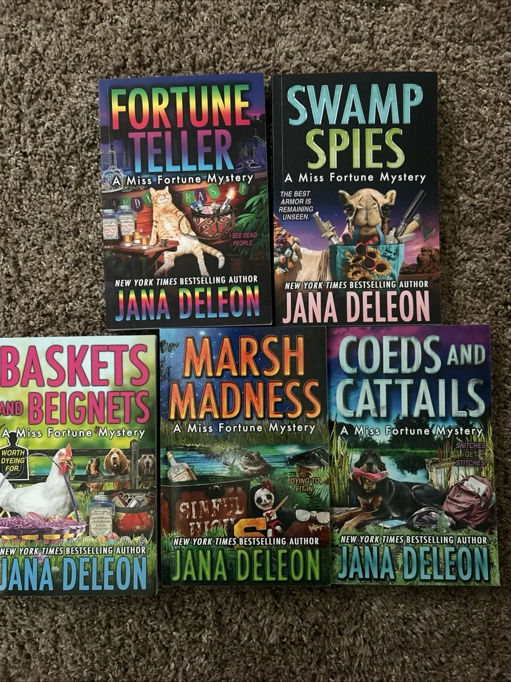 Jana DeLeon Miss Fortune Mystery 5-Book Set - A Miss Fortune Mystery Series